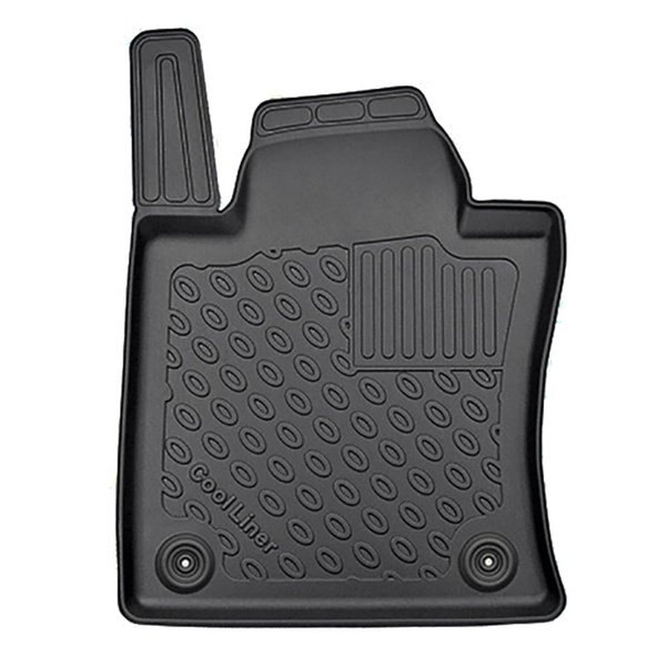 Sada rohož do zavazadlového prostoru a autokoberečky TPE PREMIUM na míru do: SsangYong Korando IV C300 Crossover (09.2019-....) - horní zavazadlový prostor; modely s pohyblivou podlahou zavazadlového prostoru; Levý a / nebo pravý výklenek může být odříznu