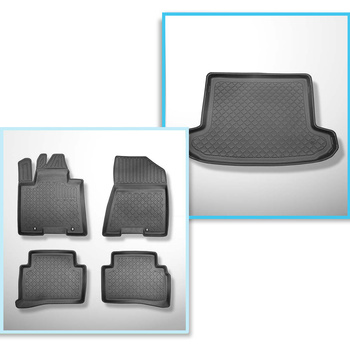 Sada rohož do zavazadlového prostoru a autokoberečky TPE na míru do: Hyundai Tuc