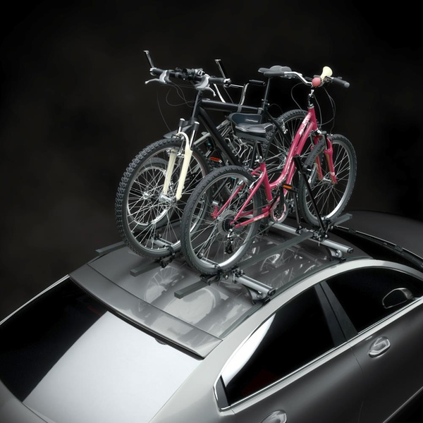 Nosič na kola na střechu auta, Univerzální ocelový držák jízdních kol - 3xM-04