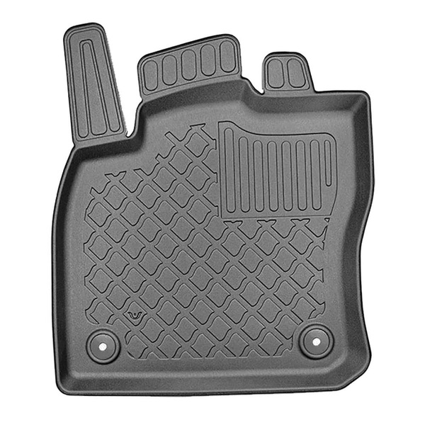 Sada rohož do zavazadlového prostoru a autokoberečky TPE na míru do: Volkswagen Caddy V Van (11.2020-....) - 2/3 míst; Krátký rozvor náprav; Caddy, Caddy Maxi, Caddy Cargo, Caddy Maxi Cargo