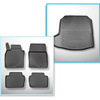Sada rohož do zavazadlového prostoru a autokoberečky TPE PREMIUM na míru do: Mazda 3 IV BP Sedan (03.2019-....)