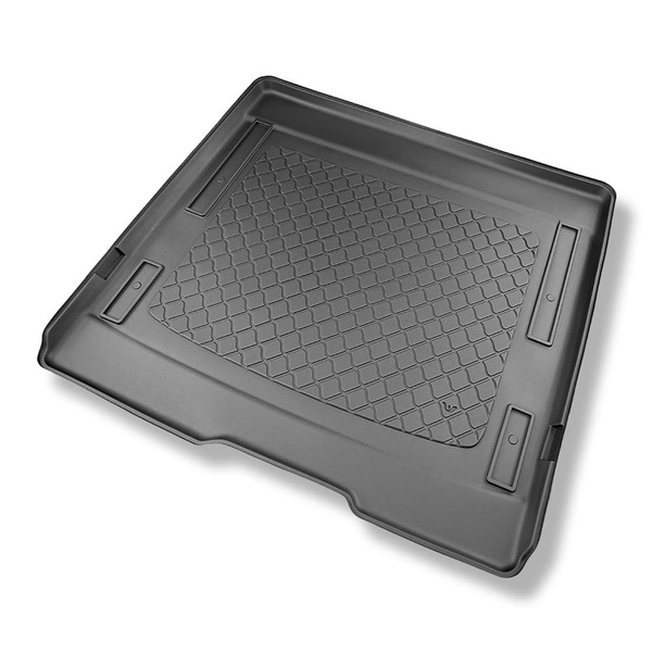 Sada rohož do zavazadlového prostoru a autokoberečky TPE na míru do: Volkswagen ID. Buzz Van (05.2022-....) - II. řada; 5 míst; Krátký rozvor náprav; také s deskou Multi-flex