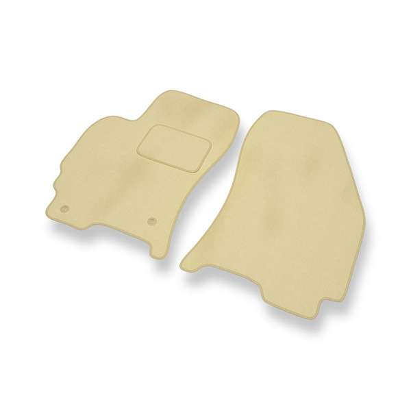 Velurové koberečky pro Ford Mondeo III Hatchback, Kombi, Sedan (2000-2007) - béžová