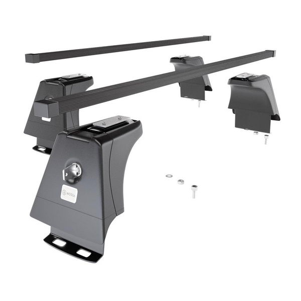 Základní nosič na střechu auta pro Honda CR-V SUV (2007-2011) - příčný nosič - černé střešní příčníky - montážní body - Ocel