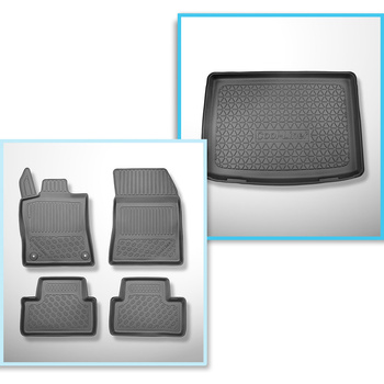 Sada rohož do zavazadlového prostoru a autokoberečky TPE PREMIUM na míru do: Ope