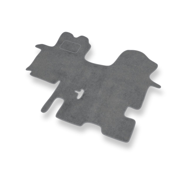 Velurové koberečky pro Opel Vivaro I Van (2001-2014) 1+1 - šedá