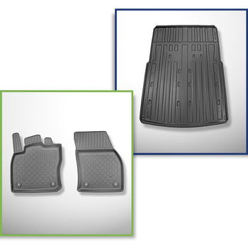 Sada rohož do zavazadlového prostoru a autokoberečky TPE na míru do: Volkswagen 