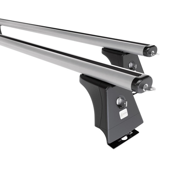 Základní nosič na střechu auta pro Iveco Daily III, IV, V, VI Van (2000-....) - příčný nosič - stříbrné střešní příčníky - montážní body - Hliník