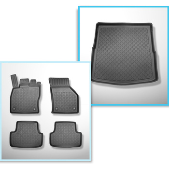 Sada rohož do zavazadlového prostoru a autokoberečky TPE na míru do: Volkswagen 
