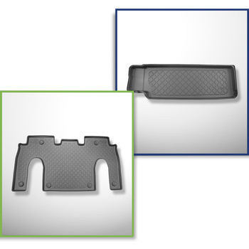 Sada rohož do zavazadlového prostoru a autokoberečky TPE na míru do: Tesla Model
