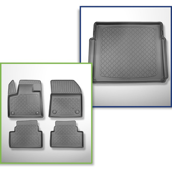 Sada rohož do zavazadlového prostoru a autokoberečky TPE na míru do: Citroen C5 
