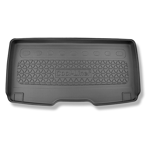 Rohož do zavazadlového prostoru pro: Volkswagen Multivan T7 Van (10.2021-....) - dlouhý rozvor náprav; za třetí řadou sedadel; také pro verzi eHybrid PHEV