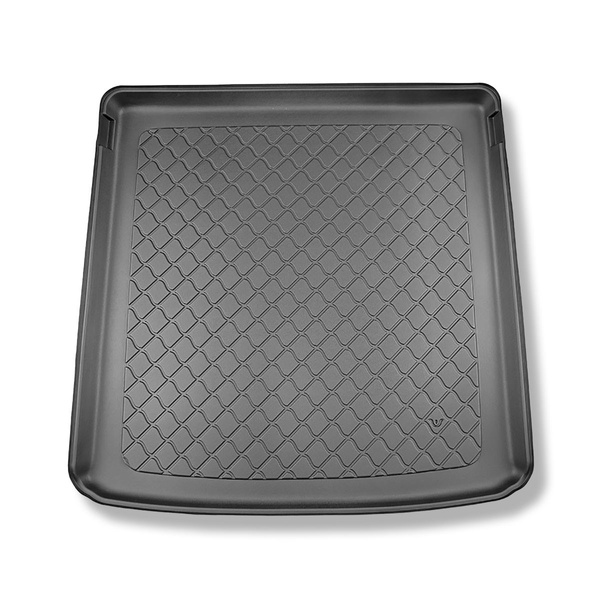 Rohož do zavazadlového prostoru pro: Volkswagen Golf VIII Variant (11.2020-....) - horní zavazadlový prostor; pohyblivá podlaha v nejvyšší poloze; také pro verzi Hybrid mHEV