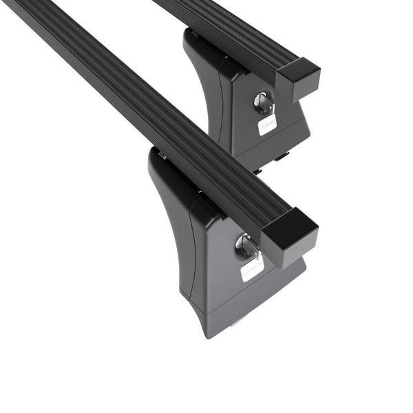 Základní nosič na střechu auta pro Ford C-Max mk I MPV (2003-2010) - příčný nosič - černé střešní příčníky - montážní body - Ocel