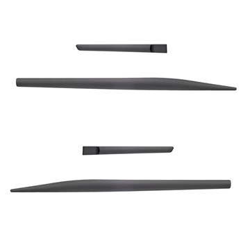 Černé boční lišty pro Toyota Yaris Hatchback (5 dveře) - (2020-....)