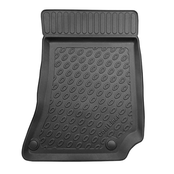 Sada rohož do zavazadlového prostoru a autokoberečky TPE PREMIUM na míru do: Mercedes-Benz Třída E W212 Sedan (03.2009-03.2016) - bez výklenku; plocha zavazadlového prostoru stoupá u zadních sedadel