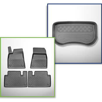 Sada rohož do zavazadlového prostoru a autokoberečky TPE na míru do: Tesla Model