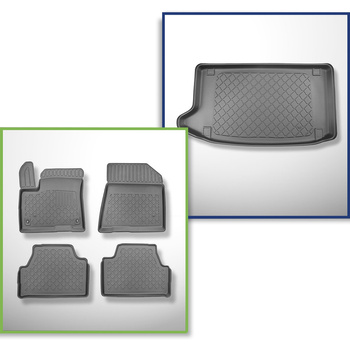 Sada rohož do zavazadlového prostoru a autokoberečky TPE na míru do: Kia e-Soul 