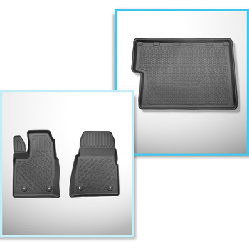 Sada rohož do zavazadlového prostoru a autokoberečky TPE PREMIUM na míru do: For