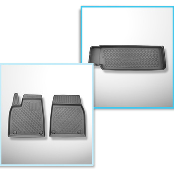 Sada rohož do zavazadlového prostoru a autokoberečky TPE PREMIUM na míru do: Tes