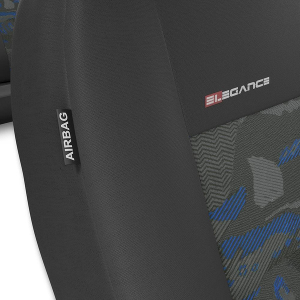 Sada univerzálních autopotahů určených pro Renault Kadjar (2015-2023) - 2UNE-BL