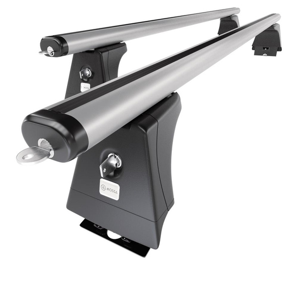 Základní nosič na střechu auta pro Citroen Jumper III Van (2014-....) - příčný nosič - stříbrné střešní příčníky - montážní body - Hliník