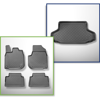 Sada rohož do zavazadlového prostoru a autokoberečky TPE na míru do: Honda e Hat