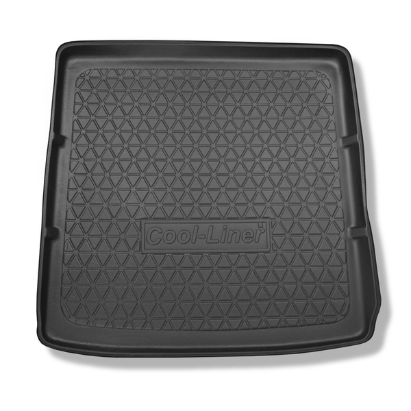 Rohož do zavazadlového prostoru pro: Audi Q5 I 8R SUV (11.2008-12.2016) - užší krytina pro modely se systémem upevňujících kolejnic v zavazadlovém prostoru
