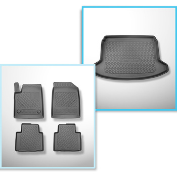 Sada rohož do zavazadlového prostoru a autokoberečky TPE PREMIUM na míru do: Ser