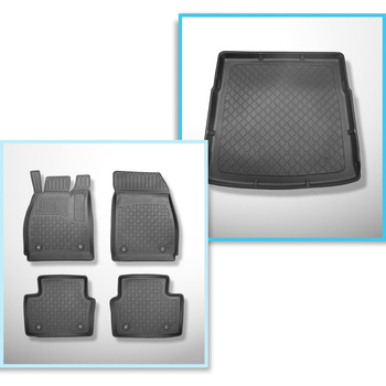 Sada rohož do zavazadlového prostoru a autokoberečky TPE na míru do: Opel Insign