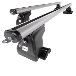 Základní nosič na střechu auta pro Mercedes-Benz Sprinter W907 Van (2019-....) - příčný nosič - stříbrné střešní příčníky - T-profil - Hliník