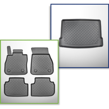 Sada rohož do zavazadlového prostoru a autokoberečky TPE na míru do: BMW Řada 1 