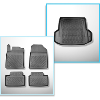 Sada rohož do zavazadlového prostoru a autokoberečky TPE PREMIUM na míru do: Kia