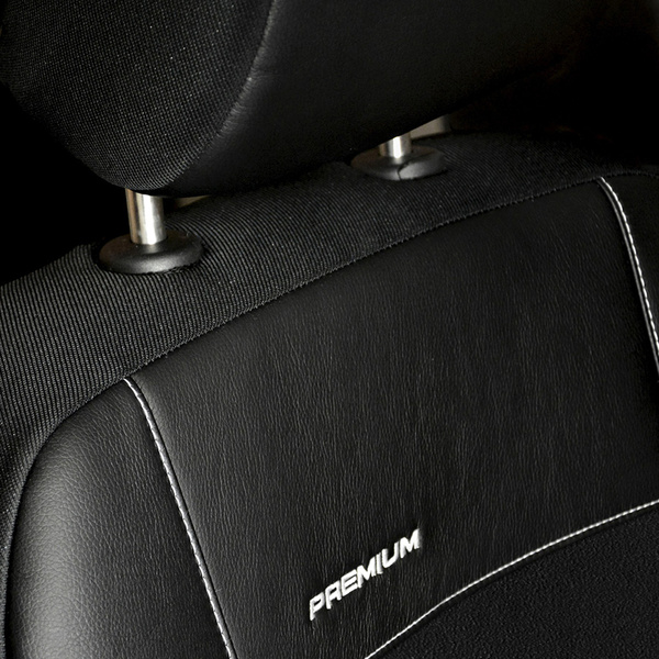 Potahy šité na míru pro Audi A3 8L Hatchback (1996-2003) - návleky na autosedadla - černá