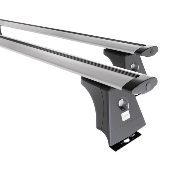 Základní nosič na střechu auta pro Fiat Ducato IV Van (2014-....) - příčný nosič - stříbrné střešní příčníky - montážní body - Hliník