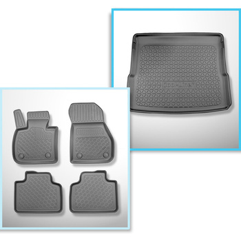 Sada rohož do zavazadlového prostoru a autokoberečky TPE PREMIUM na míru do: BMW