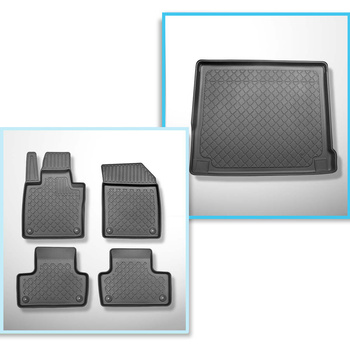 Sada rohož do zavazadlového prostoru a autokoberečky TPE na míru do: Volvo XC60 