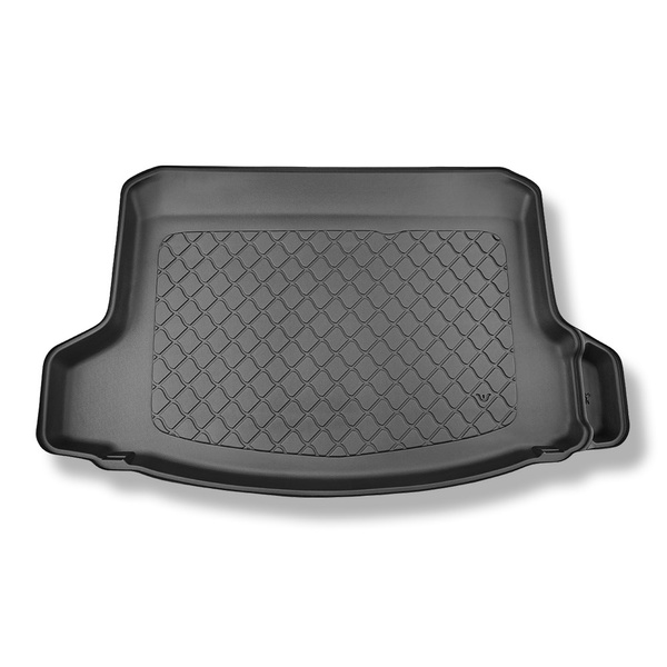 Rohož do zavazadlového prostoru pro: Honda Civic XI Hybrid e:HEV Hatchback (10.2022-....) - s / bez subwooferu; možnost odstřihnutí pravého výklenku