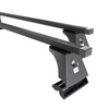 Základní nosič na střechu auta pro BMW Řada 5 G30 Sedan (2017-2023) - příčný nosič - černé střešní příčníky - montážní body - Ocel