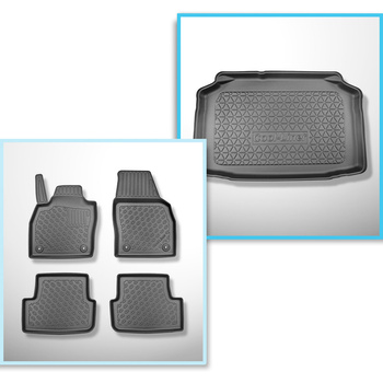Sada rohož do zavazadlového prostoru a autokoberečky TPE PREMIUM na míru do: Aud