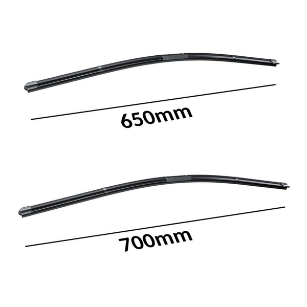 Automobilové stěrače na přední sklo pro Dodge Caravan III, IV MPV (1996-2007) - listy ploché