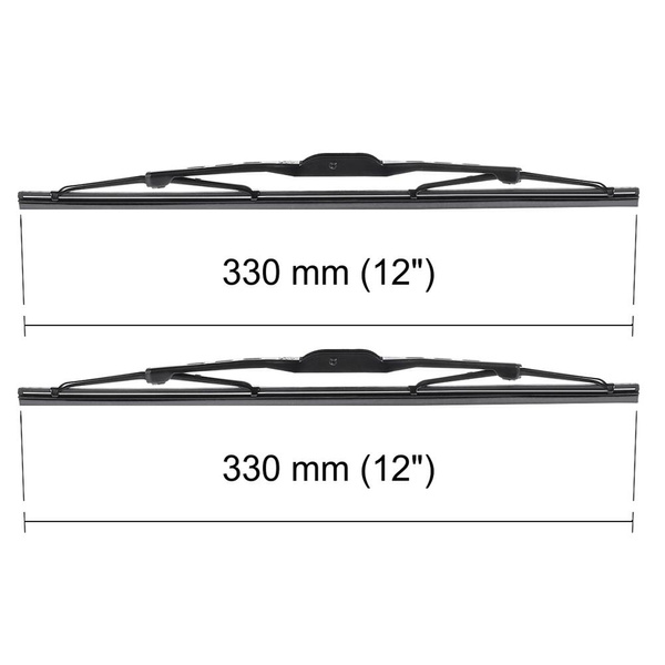 Automobilové stěrače na přední sklo pro Land Rover Defender II, III SUV (08.1990-02.2016) - listy standard