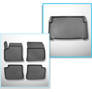 Sada rohož do zavazadlového prostoru a autokoberečky TPE na míru do: Opel Mokka-