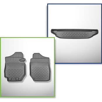 Sada rohož do zavazadlového prostoru a autokoberečky TPE na míru do: Suzuki Jimn
