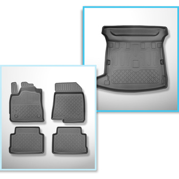 Sada rohož do zavazadlového prostoru a autokoberečky TPE na míru do: Dacia Jogge