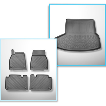 Sada rohož do zavazadlového prostoru a autokoberečky TPE PREMIUM na míru do: Tes