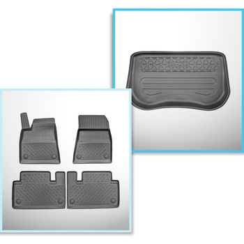 Sada rohož do zavazadlového prostoru a autokoberečky TPE PREMIUM na míru do: Tes