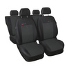 Potahy šité na míru pro Seat Toledo III Hatchback (2004-2009) - návleky na autosedadla - E1
