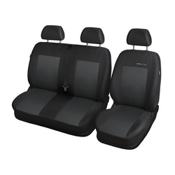 Potahy šité na míru pro Ford Transit Custom Van (2012-2023) pouze přední sedadla - návleky na autosedadla - E3