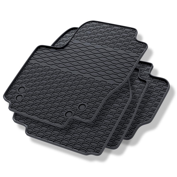 Gumové autokoberce pro Ford Mondeo IV Hatchback, Kombi, Sedan (2007-2014) - černá - 4 ks